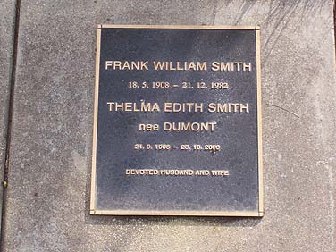 FRANK WILLIAM SMITH