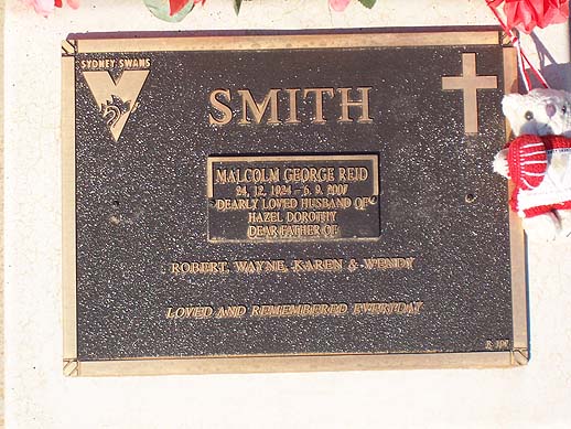MALCOLM GEORGE REID SMITH