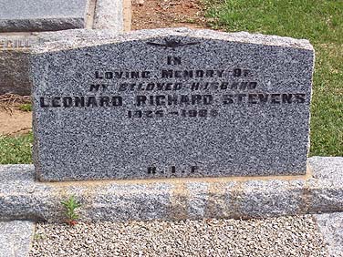 LEONARD RICHARD STEVENS