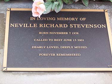 NEVILLE RICHARD STEVENSON