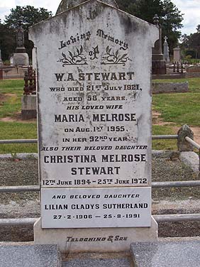 CHRISTINE MELROSE STEWART