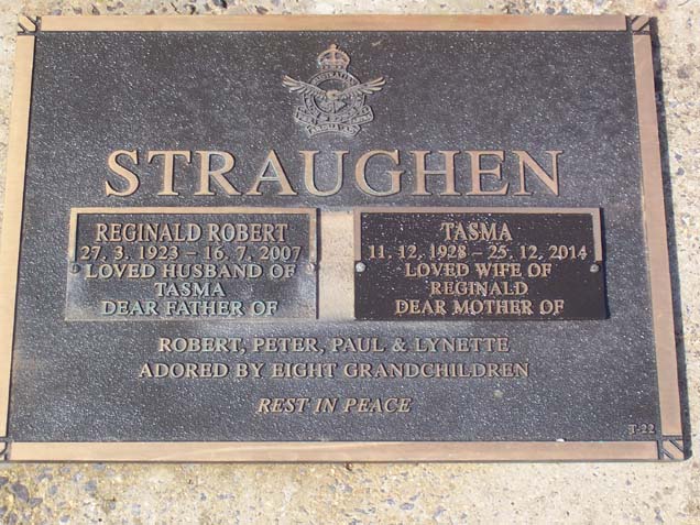 REGINALD ROBERT STRAUGHEN