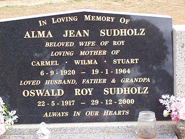 ALMA JEAN SUDHOLZ