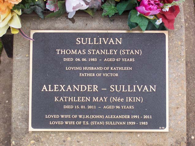 THOMAS STANLEY SULLIVAN