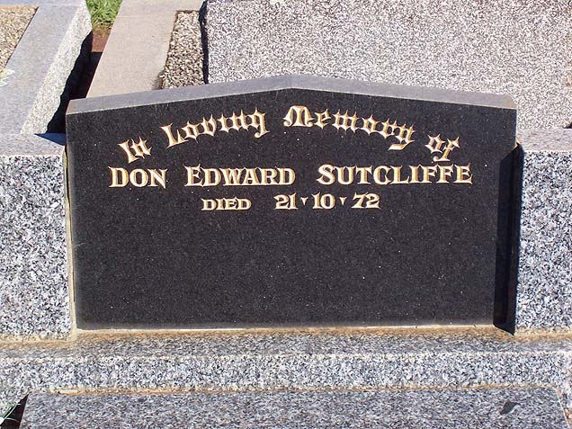 DON EDWARD SUTCLIFFE