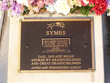 ROY JAMES SYMES