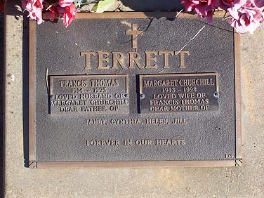 FRANCIS THOMAS TERRETT