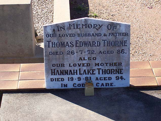 THOMAS EDWARD THORNE