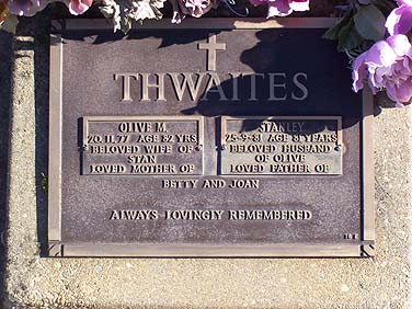 STAN THWAITES