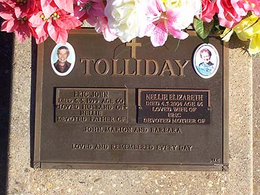 NELLIE ELIZABETH TOLLIDAY