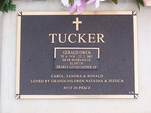 GERALD OWEN TUCKER