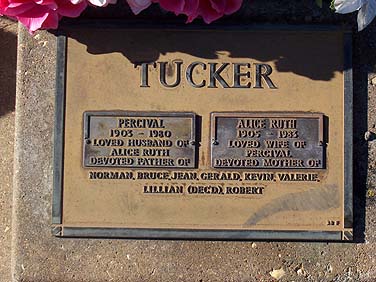 PERCIVAL WILLIAM RUPERT TUCKER