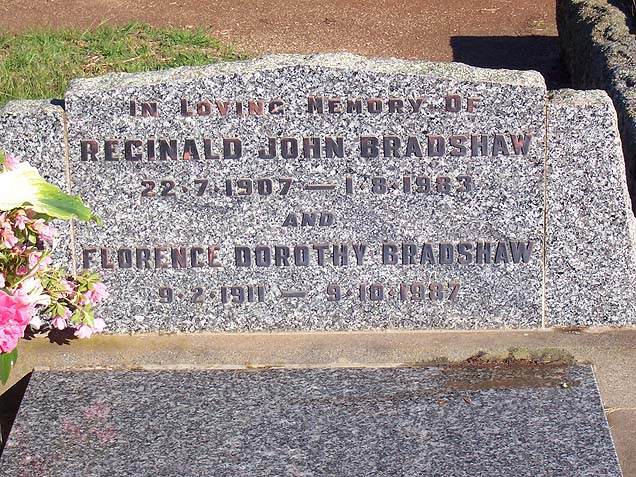 FLORENCE DOROTHY BRADSHAW