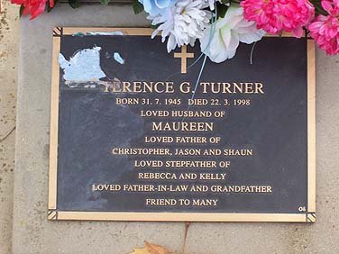 TERENCE GORDON TURNER