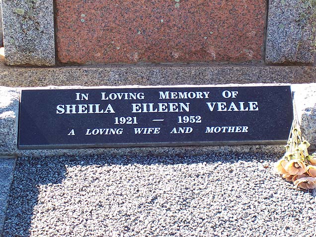 SHEILA EILEEN VEALE