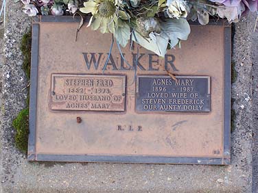 AGNES MARY WALKER