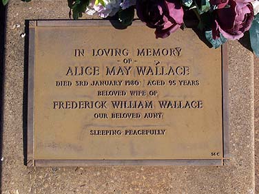 ALICE MAY WALLACE