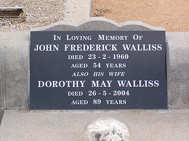 JOHN FREDERICK WALLISS
