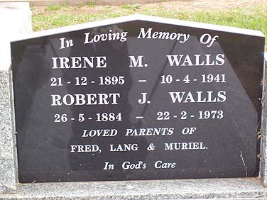 ROBERT JAMES WALLS