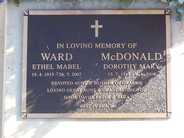 ETHEL MABEL WARD