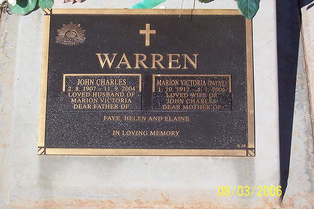 JOHN CHARLES WARREN