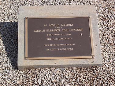 MERLE ELENOIR JEAN WATSON