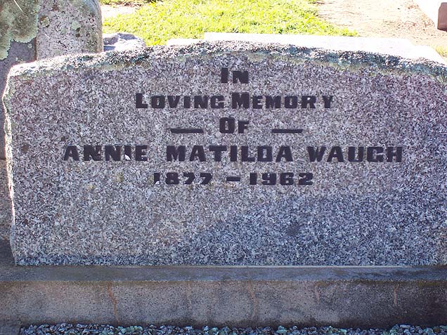 ANNIE MATILDA WAUGH
