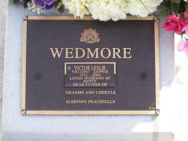 VICTOR LESLIE WEDMORE