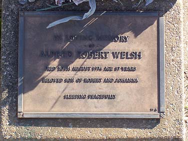 ALFRED ROBERT WELSH