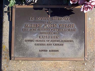 ROBERT JOHN WELSH