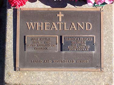 VERONICA FRANCES WHEATLAND