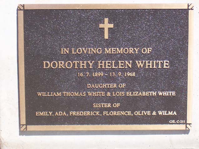 DOROTHY HELEN WHITE