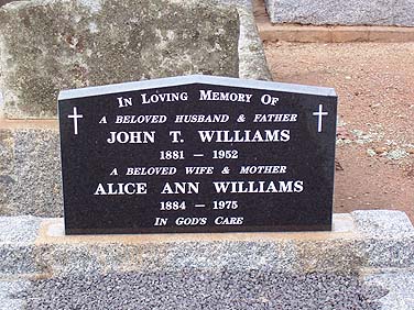 ALICE ANN WILLIAMS