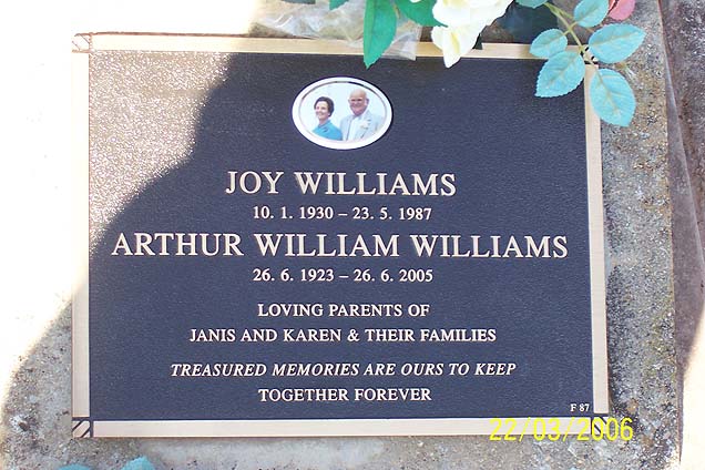 ARTHUR WILLIAM WILLIAMS