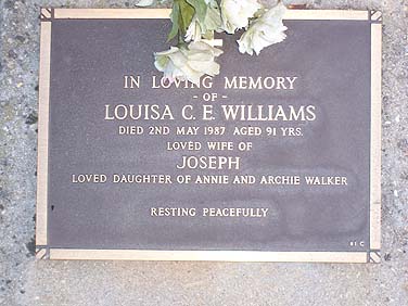 LOUISA CHARLOTTE EMMA WILLIAMS