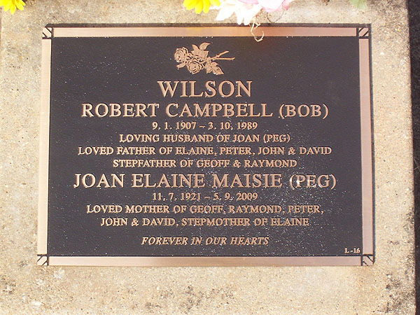 ROBERT CAMPBELL WILSON