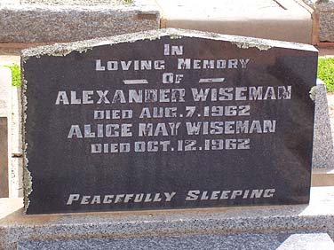 ALICE MAY WISEMAN