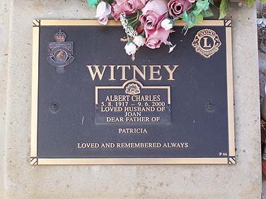 ALBERT CHARLES WITNEY