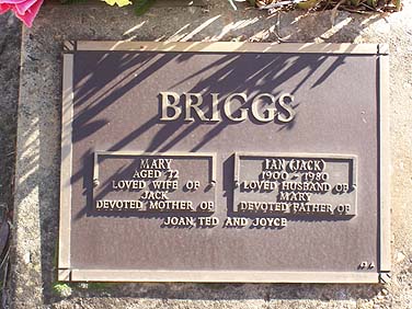 MARY BRIGGS