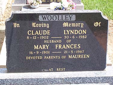 CLAUDE LYNDON WOOLLEY