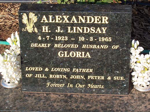 HENRY JAMES LINDSAY ALEXANDER