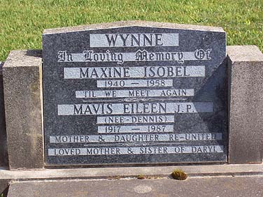 MAVIS EILEEN WYNNE