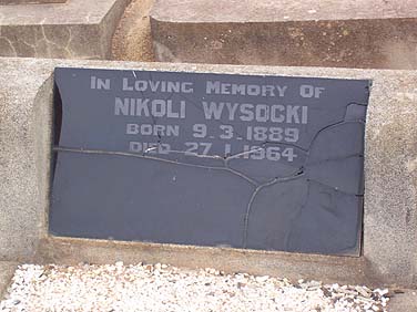 NICKOLIZ WYSOCKI