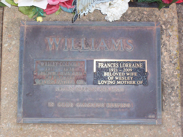 FRANCES LORRAINE WILLIAMS