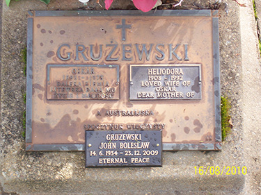 JOHN BOLESLAW GRUZEWSKI