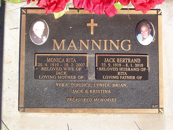 JACK BERTRAND MANNING