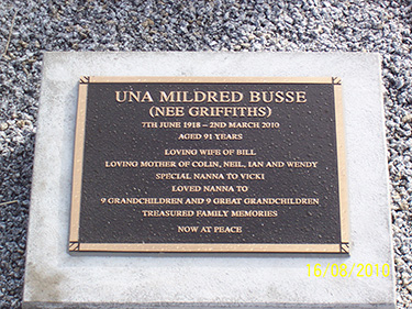 UNA MILDRED BUSSE