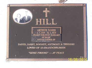 ARTHUR JAMES HILL