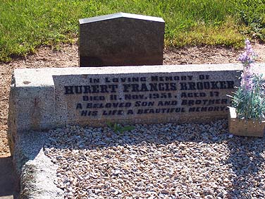 HUBERT FRANCIS BROOKER