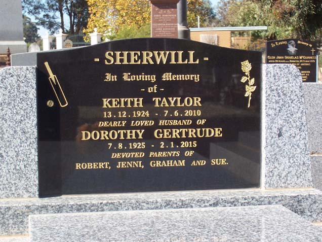 KEITH TAYLOR SHERWILL